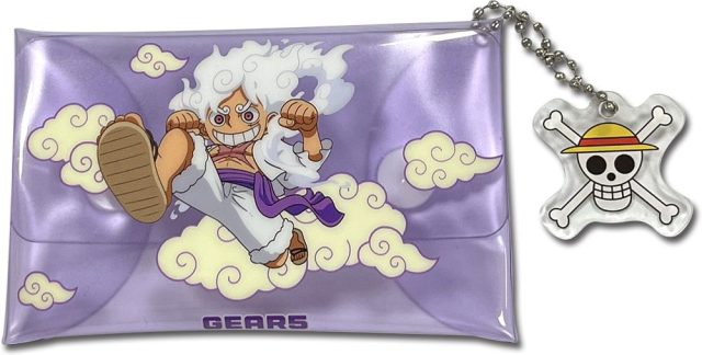 One Piece - Gear5 Luffy Sd Pvc Protective Case Keychain 4″
