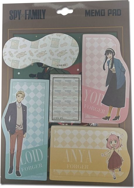 Spy X Family - Forger Family Daily #B Die-Cut Memo Pad Set