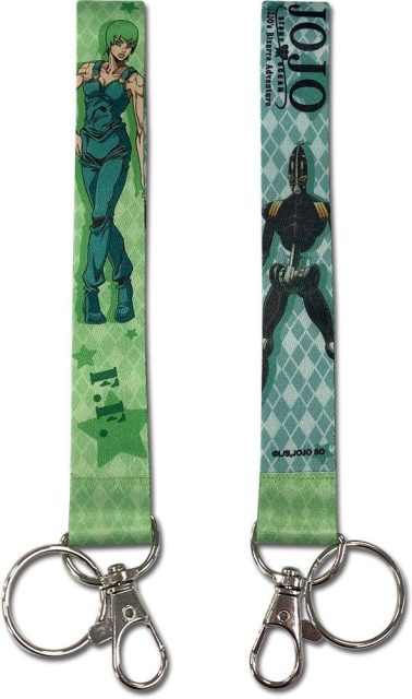 JoJo: Stone Ocean | F.F. (Atroe & Foo Fighters Stand Forms) | Wristband Lanyard