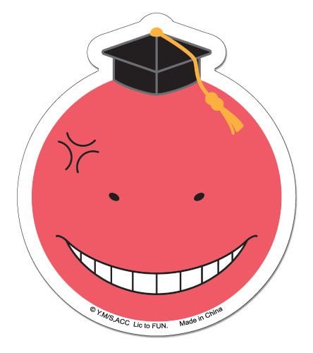 Assassination Classroom - Red Koro Sensei Sticker