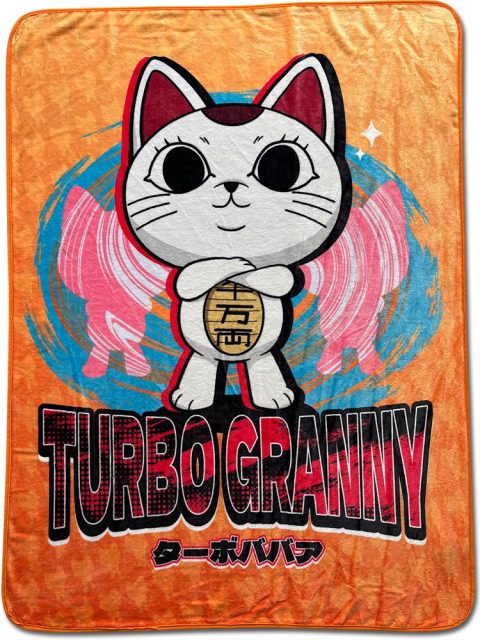 Dan Da Dan - Turbo Granny Cat Sd Art Throw Blanket 46″ X 60″