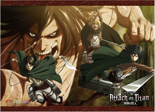 Attack On Titan S2 - Group 01 Wall Scroll