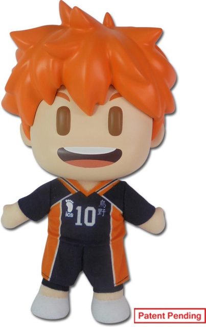 Haikyu - Hinata Plastic Head Movable Ver Plush 8″H