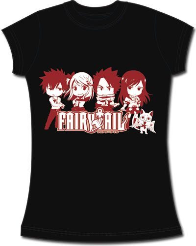 Fairy Tail - Sd Group Jrs. Screen Print T-Shirt L