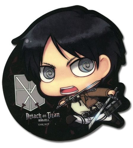 Attack On Titan - Sd Eren Mouse Pad
