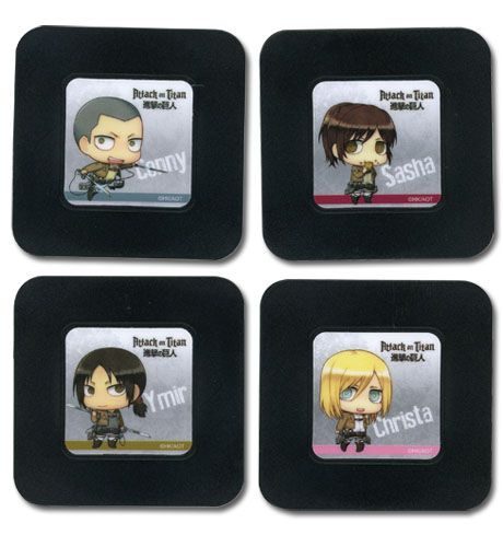 Attack On Titan - Set 6 Coaster