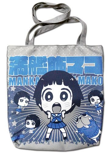 Kill La Kill - Mako & Guts Gray Tote Bag