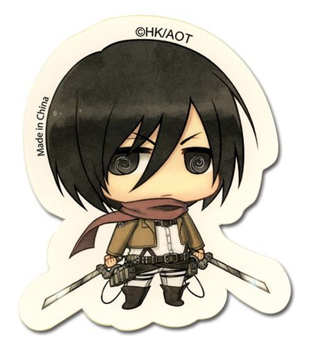 Attack On Titan - Sd Mikasa Sticker