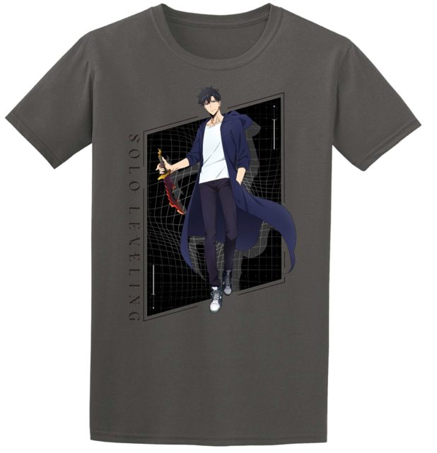 Solo Leveling - Jin-Woo Sung Men'S T-Shirt - S (Charcoal)