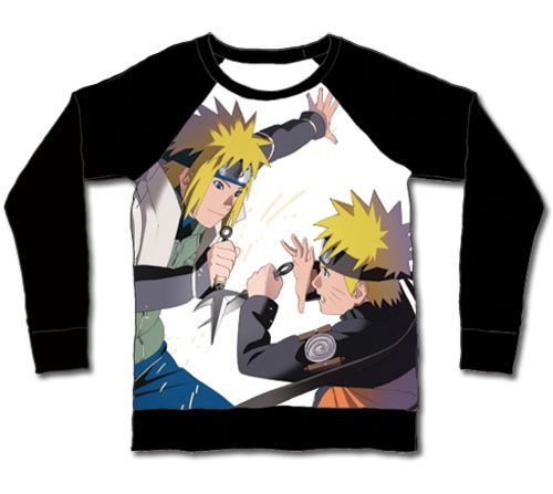 Naruto Shippuden - Naruto & Yondaime Long Sleeve Shirt Xxl