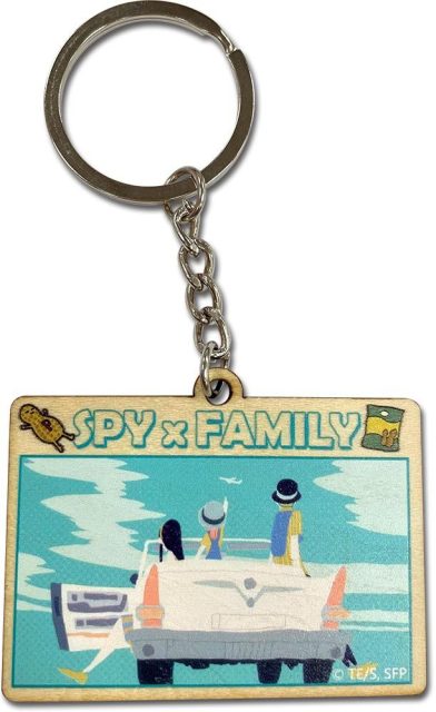 Spy X Family - Opening Song Screenshots Drive Day Wooden Keychain