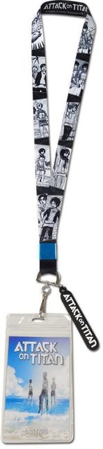 Attack On Titan (Manga) | Eren, Mikasa, & Armin - Anime Title Charm | Lanyard