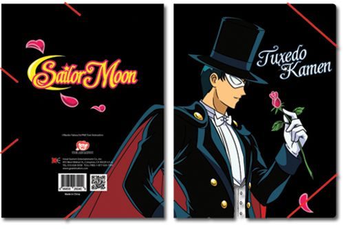 Sailormoon Tuxedo Elastic Band Pp Document Folder