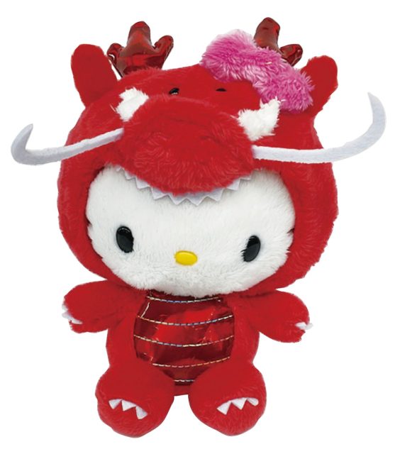 Hello Kitty - Bean Doll Red Dragon Kt