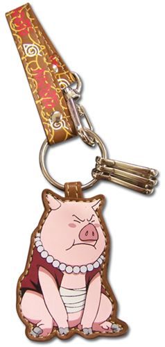 Naruto Tonton Leather Keychain