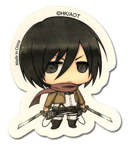 Attack On Titan | Mikasa Ackerman (Chibi) | Sticker