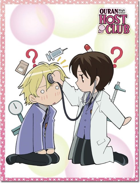 Ouran High School Host Club - Haruhi & Tamaki 01 Sublimation Throw Blanket