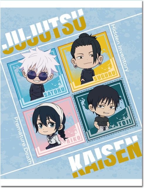 Jujutsu Kaisen S2 - Four Persons Sd Group Art Throw Blanket