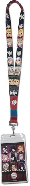 Demon Slayer | 9 Hashira Members | Dark Lanyard