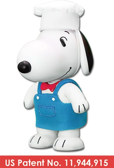 Peanuts - Snoopy Chef Figurekey Plush 4.5'H