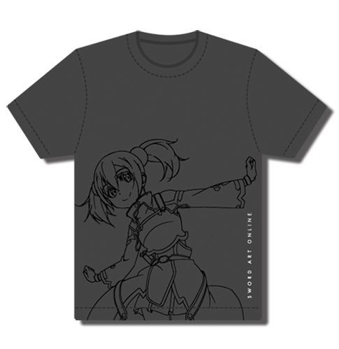 Sword Art Online - Silica Line Art Men'S T-Shirt Xxl