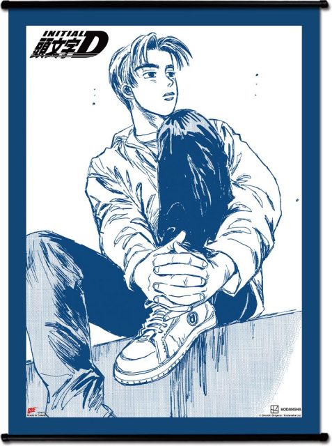 Initial D Manga - Takumi Fujiwara Wall Scroll