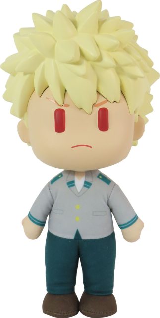 My Hero Academia - Bakugo Uniform Plastic Head Moveable Plush 8″