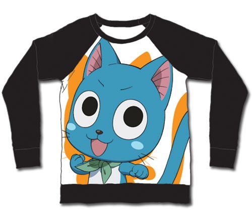 Fairy Tail - Happy Long Sleeve Shirt Xxl
