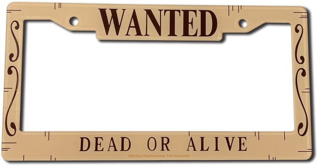 One Piece | Wanted Poster | License Plate Frame