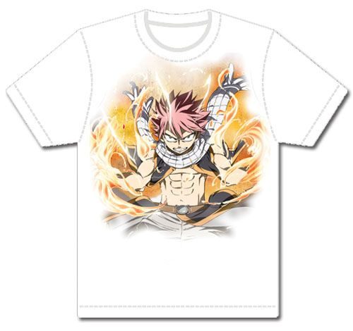 Fairy Tail - Natsu Fire Mens T-Shirt M