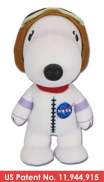 Peanuts | Snoopy - White Astronaut Costume | 4.5″ Figurekey Plush
