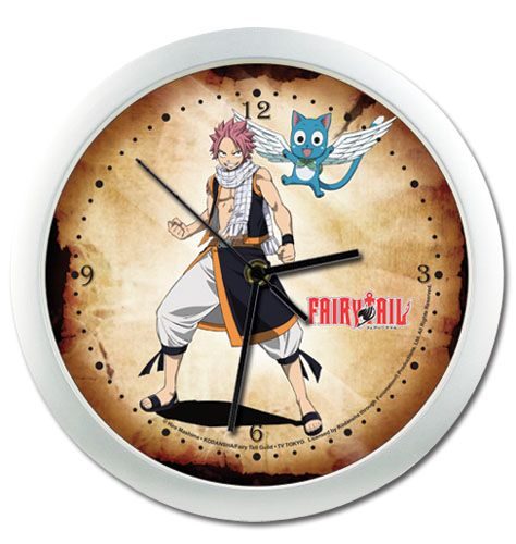 Fairy Tail Natsu & Happy Wall Clock
