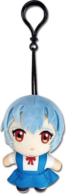 Rebuild Of Evangelion | Rei Ayanami - School Uniform | Plush Keychain