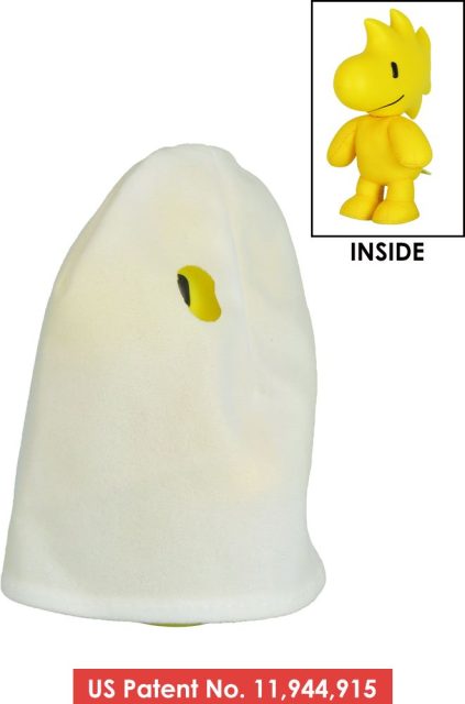 Peanuts | Woodstock - Ghost Costume | 4″ Figurekey Plush