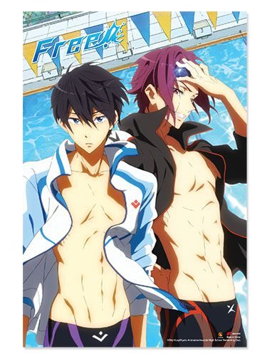 Free! - Haruka Rin Paper Poster