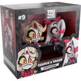 Hazbin Hotel | Charlie & Vaggie | 2″ 2-Pc Monitor Buddies #09 Vinyl Figure Set picture 1