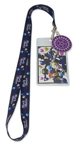 Black Butler: Book Of Circus | Ballons Key Art - Sebastian's Contract Sigil Charm | Lanyard