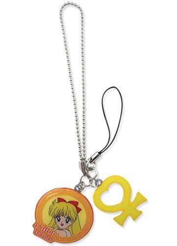 Sailormoon Sailor Venus & Symbol Metal Cellphone Charm