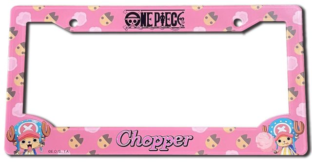One Piece - Chopper In Cotton License Plate Frame