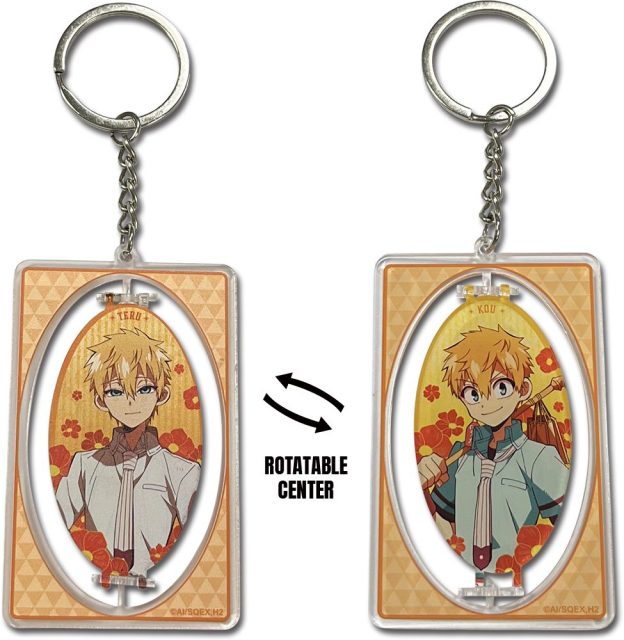 Toilet Bound Hanako-Kun S2 - Kou And Teru Hollow Rotating Acrylic Keychain 1.85″W X 2.9″H