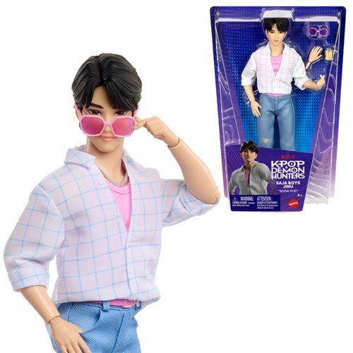 KPop Demon Hunters | Jinu - Saja Boys ″Soda Pop″ Attire | Mattel Figurine Doll