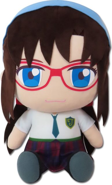 Evangelion New Movie - Mari Uniform Sitting Plush 12″ H
