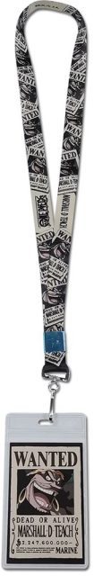 One Piece - Marshall D. Teach Wanted Poster Style #1 Lanyard