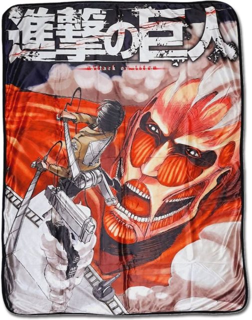 Attack On Titan Manga - Throw Blanket