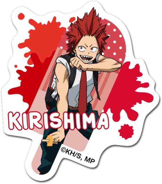 My Hero Academia- Ice Cream Kirishima Die-Cut Sticker 3.5″