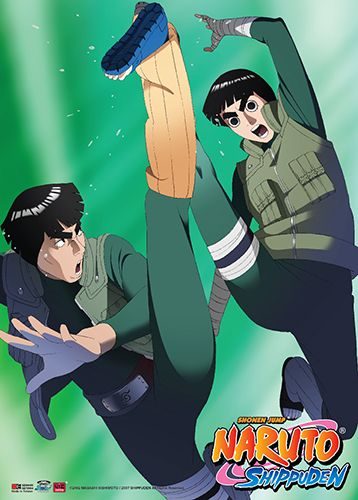 Naruto Shippuden - Rock Lee & Mighty Guy Wall Scroll