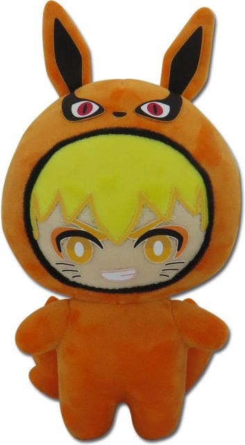 Naruto Shippuden | Naruto (Chibi) - Nine-Tails-Form Kigurumi | 6″ Plush