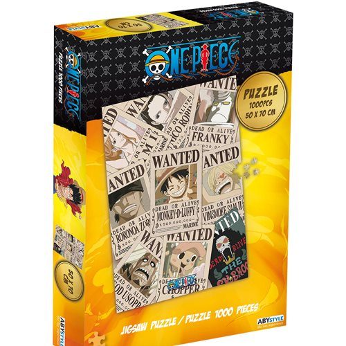 One Piece | Main Characters - Wanted Posters | 1000-Pc Puzzle