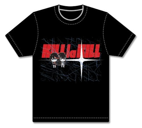 Kill La Kill - Ryuko & Satsuki Men'S Screen Print T-Shirt L