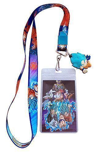 Dragon Ball Super - Resurrection F Saga | Goku Son (Super Saiyan Blue Form) - Chibi Charm | Lanyard